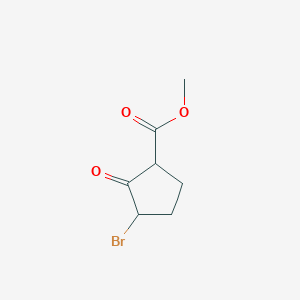 molecular formula C7H9BrO3 B1628175 Methyl 3-bromo-2-oxocyclopentane-1-carboxylate CAS No. 36596-61-9