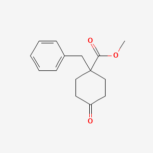molecular formula C15H18O3 B1628190 Methyl 1-benzyl-4-oxocyclohexanecarboxylate CAS No. 1196989-59-9