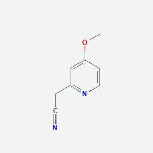 molecular formula C8H8N2O B1628196 2-(4-Methoxypyridin-2-YL)acetonitrile CAS No. 40808-75-1