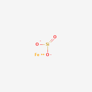 molecular formula FeO3Si B162820 Silicic acid (H4SiO4), iron(2++) salt (1:2) CAS No. 10179-73-4