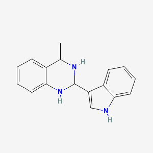 2-(1H-Indol-3-yl)-4-methyl-1,2,3,4-tetrahydroquinazoline