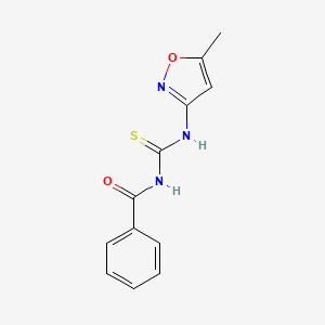molecular formula C12H11N3O2S B1628208 1-Benzoyl-3-(5-methylisoxazole)thiourea CAS No. 85156-33-8