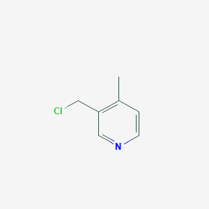 molecular formula C7H8ClN B1628228 3-(Chloromethyl)-4-methylpyridine CAS No. 45658-41-1