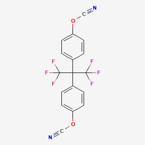 Cyanic acid, (2,2,2-trifluoro-1-(trifluoromethyl)ethylidene)di-4,1-phenylene ester