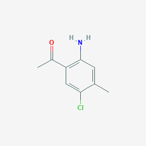 1-(2-Amino-5-chloro-4-methylphenyl)ethanone