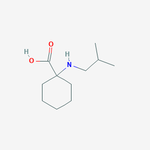 1-[(2-Methylpropyl)amino]cyclohexane-1-carboxylic acid