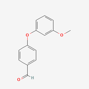 molecular formula C14H12O3 B1628238 4-(3-Methoxyphenoxy)benzaldehyde CAS No. 855474-84-9