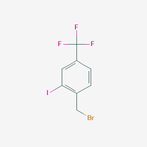 1-(Bromomethyl)-2-iodo-4-(trifluoromethyl)benzene