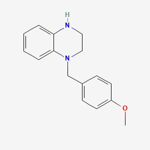 1-[(4-Methoxyphenyl)methyl]-1,2,3,4-tetrahydroquinoxaline