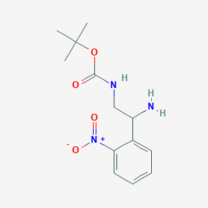 tert-Butyl [2-amino-2-(2-nitrophenyl)ethyl]carbamate
