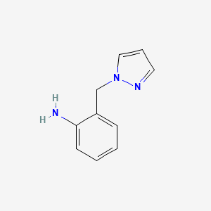2-((1H-Pyrazol-1-yl)methyl)aniline
