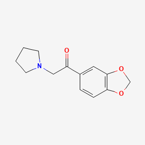 1-Benzo[1,3]dioxol-5-yl-2-pyrrolidin-1-yl-ethanone