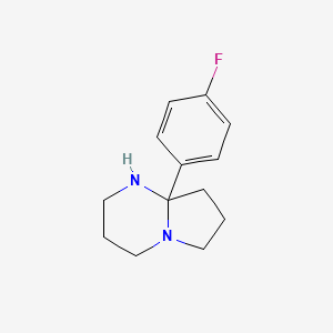 8A-(4-fluorophenyl)octahydropyrrolo[1,2-a]pyrimidine
