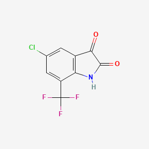5-Chloro-7-(trifluoromethyl)indoline-2,3-dione