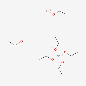 molecular formula C12H30LiNbO6 B1628268 lithium;ethanolate;niobium(5+) CAS No. 86745-52-0
