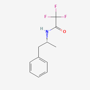 2,2,2-Trifluoro-N-[(2R)-1-phenylpropan-2-yl]acetamide