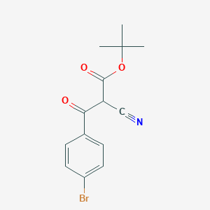 Tert-butyl 3-(4-bromophenyl)-2-cyano-3-oxopropanoate