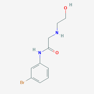 2-(2-Hydroxyethylamino)-N-(3-bromophenyl)acetamide