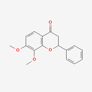molecular formula C17H16O4 B1628285 7,8-Dimethoxyflavanone CAS No. 73413-67-9