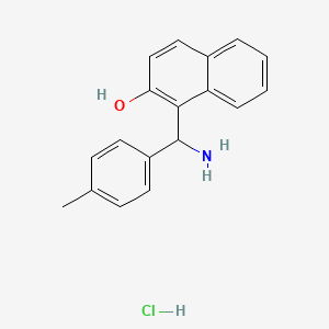 molecular formula C18H18ClNO B1628290 1-(Amino-p-tolyl-methyl)-naphthalen-2-ol hydrochloride CAS No. 856202-20-5