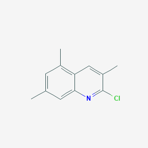 molecular formula C12H12ClN B1628292 2-Chloro-3,5,7-trimethylquinoline CAS No. 948290-35-5