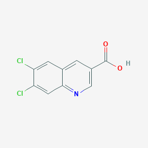 molecular formula C10H5Cl2NO2 B1628293 6,7-二氯喹啉-3-羧酸 CAS No. 948294-42-6