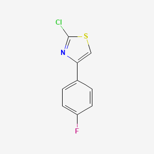 molecular formula C9H5ClFNS B1628295 2-Chloro-4-(4-fluorophenyl)-1,3-thiazole CAS No. 42445-38-5