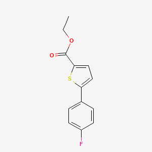 molecular formula C13H11FO2S B1628296 Ethyl 5-(4-fluorophenyl)thiophene-2-carboxylate CAS No. 848095-02-3
