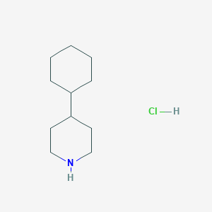 molecular formula C11H22ClN B1628300 4-Cyclohexylpiperidine hydrochloride CAS No. 60601-62-9