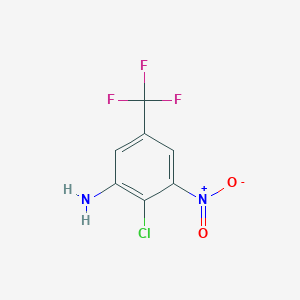2-Chloro-3-nitro-5-(trifluoromethyl)aniline