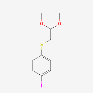 B1628320 1-[(2,2-Dimethoxyethyl)sulfanyl]-4-iodobenzene CAS No. 864684-78-6