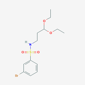3-bromo-N-(3,3-diethoxypropyl)benzenesulfonamide
