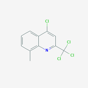 4-Chloro-8-methyl-2-trichloromethyl-quinoline