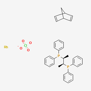 bicyclo[2.2.1]hepta-2,5-diene;[(2S,3S)-3-diphenylphosphanylbutan-2-yl]-diphenylphosphane;rhodium;perchlorate