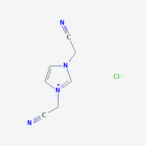 1,3-bis(cyanomethyl)-1H-imidazol-3-ium chloride