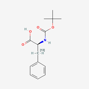 (2S)-2-[(2-Methylpropan-2-yl)oxycarbonylamino]-3-phenyl(313C)propanoic acid