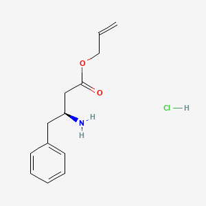 molecular formula C13H18ClNO2 B1628367 Allyl (S)-3-amino-4-phenylbutyrate hydrochloride CAS No. 352523-25-2