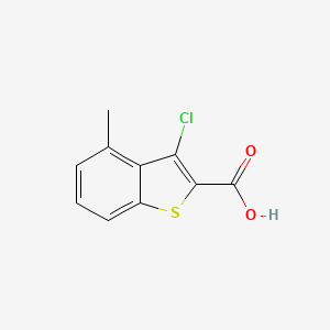 molecular formula C10H7ClO2S B1628376 3-Chloro-4-methyl-1-benzothiophene-2-carboxylic acid CAS No. 923772-93-4