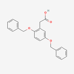 2,5-Dibenzyloxyphenylacetic acid