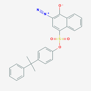 2-Diazonio-4-{[4-(2-phenylpropan-2-yl)phenoxy]sulfonyl}naphthalen-1-olate