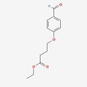 B1628401 Ethyl 4-(4-formylphenoxy)butanoate CAS No. 92991-64-5