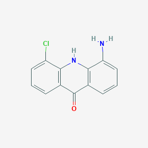 4-Amino-5-chloro-10H-acridin-9-one