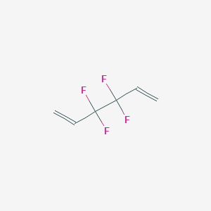 molecular formula C6H6F4 B162841 3,3,4,4-Tetrafluorohexa-1,5-diene CAS No. 1763-21-9