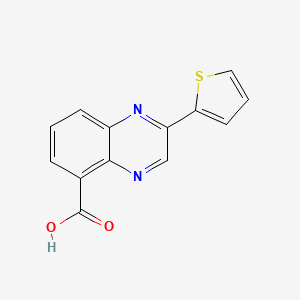 2-(Thiophen-2-yl)quinoxaline-5-carboxylic acid