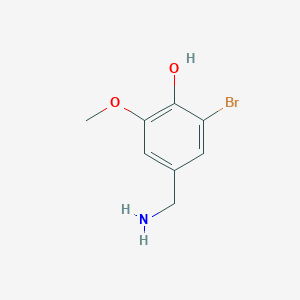 4-(Aminomethyl)-2-bromo-6-methoxyphenol