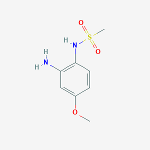 molecular formula C8H12N2O3S B1628425 N-(2-amino-4-methoxyphenyl)methanesulfonamide CAS No. 92351-28-5