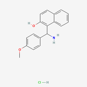 1-[Amino-(4-methoxy-phenyl)-methyl]-naphthalen-2-ol hydrochloride