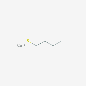 molecular formula C4H9CuS B1628447 1-BUTANETHIOL, COPPER(I) SALT CAS No. 4860-18-8