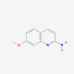 molecular formula C10H10N2O B1628449 7-Methoxyquinolin-2-amine CAS No. 49609-16-7