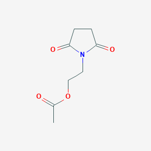 molecular formula C8H11NO4 B1628451 2-(2,5-Dioxopyrrolidin-1-yl)ethyl acetate CAS No. 28833-81-0